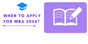 When to apply for MBA 2026?